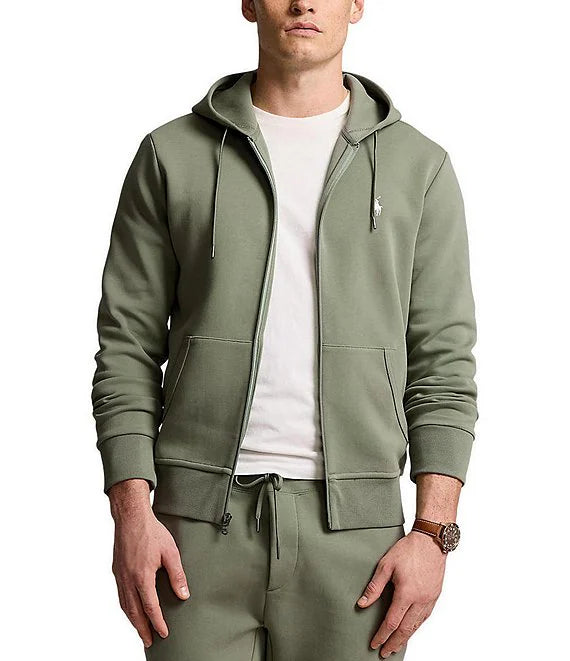 Double-Knit Full-Zip Hoodie Jacket