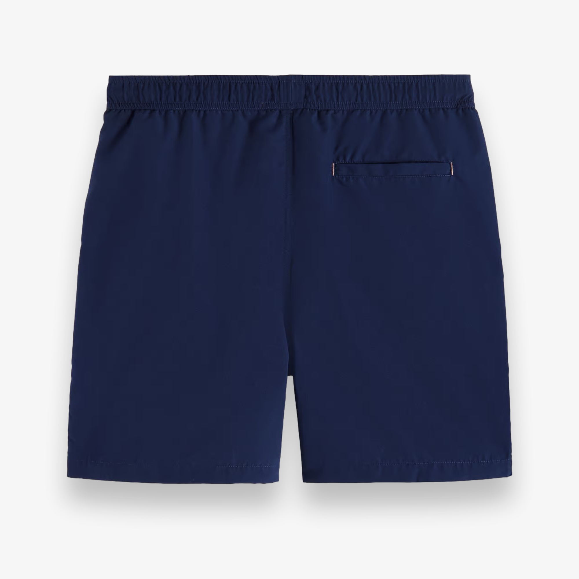 Mid Length Swim Solid Shorts