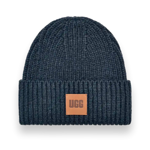 Chunky Rib Beanie navy