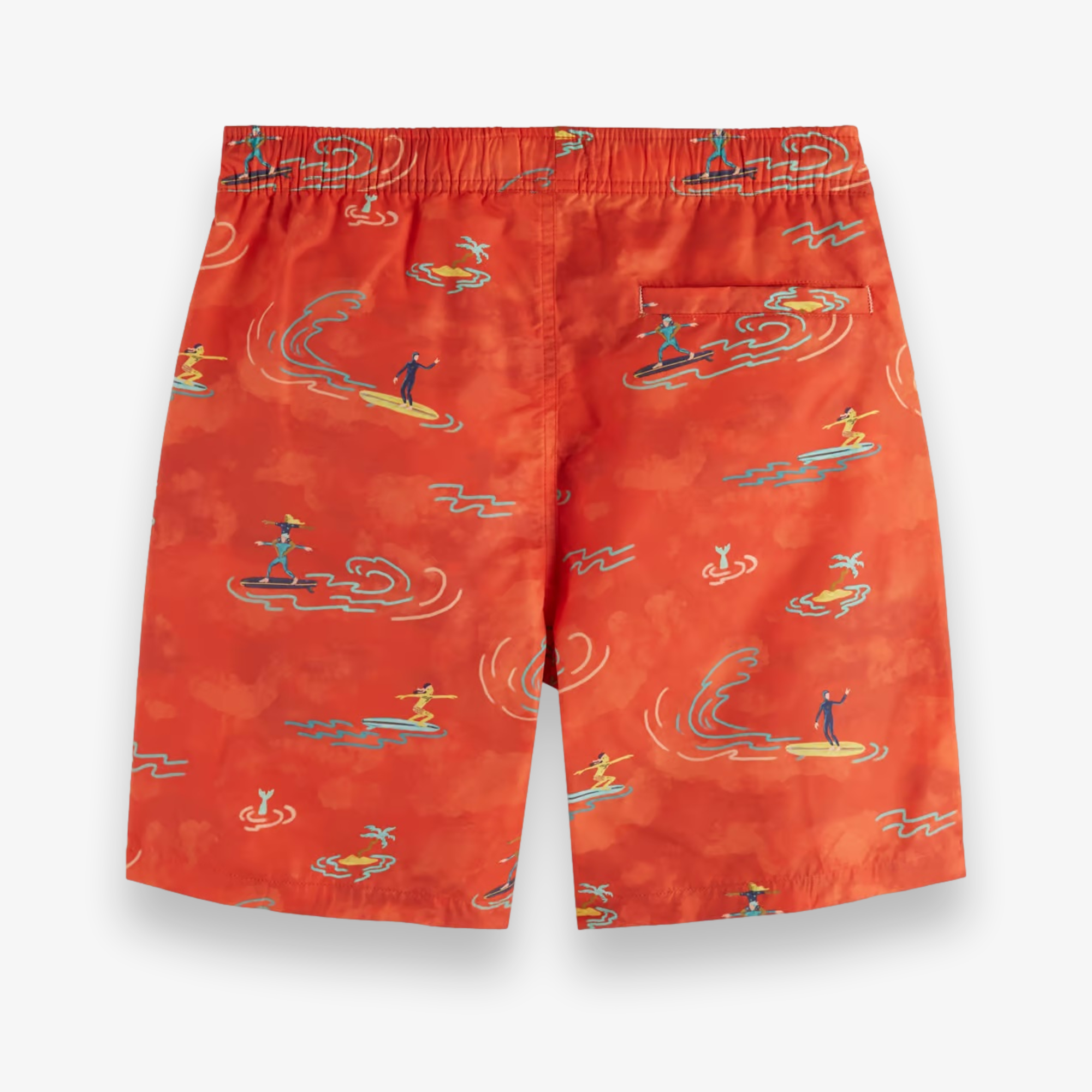 Mid Length Swim Aop Shorts