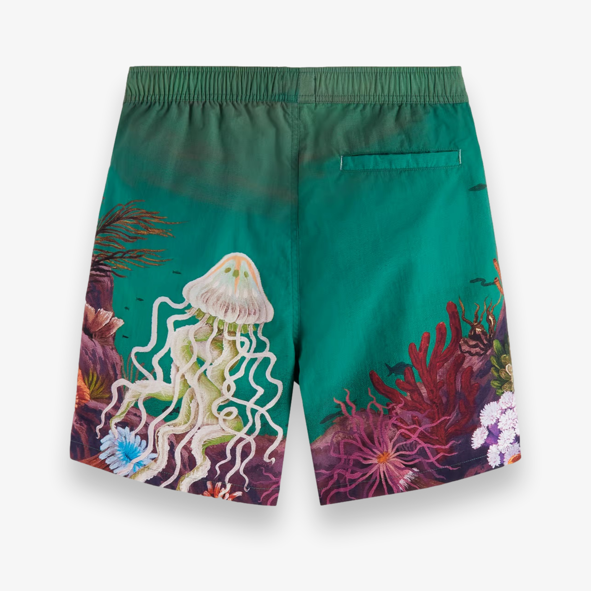 Mid Length Swim Short Placement Print