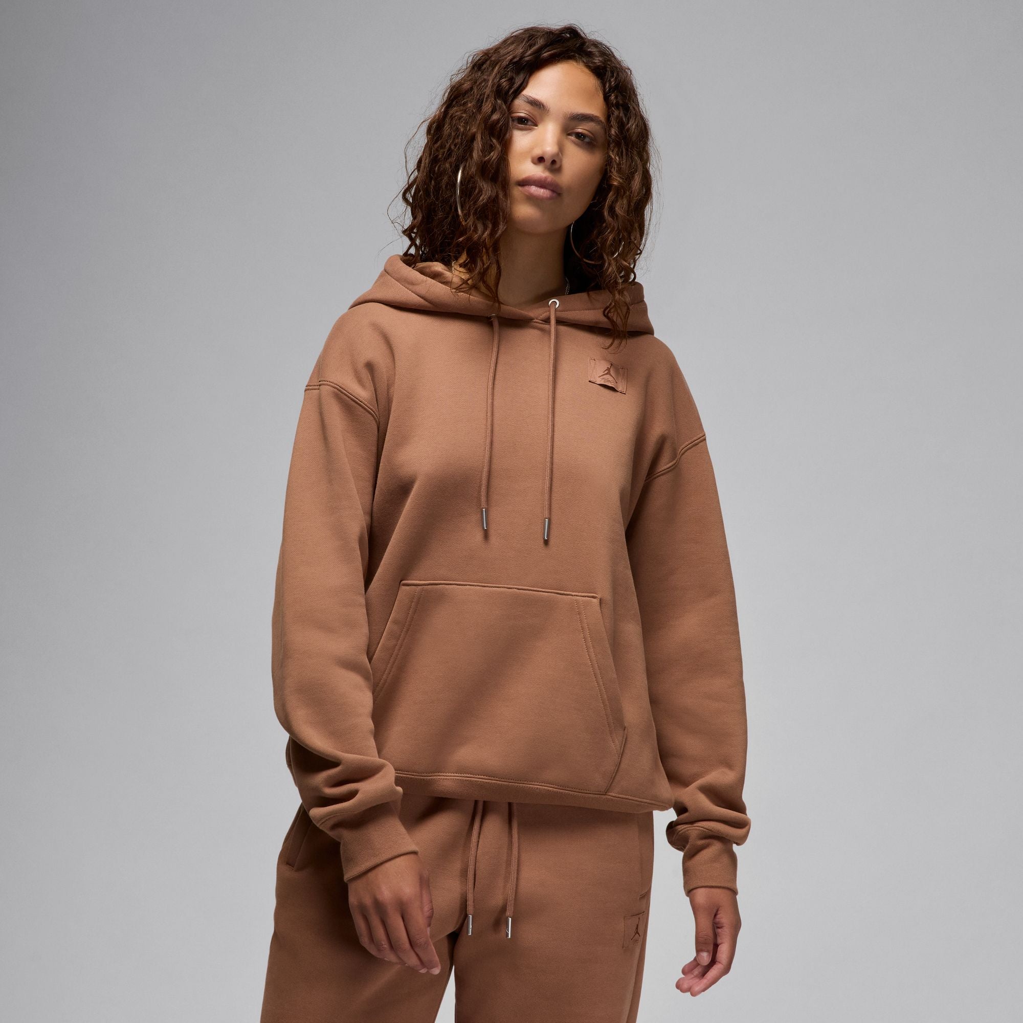 Jordan Flight Fleece Hoodie Brown