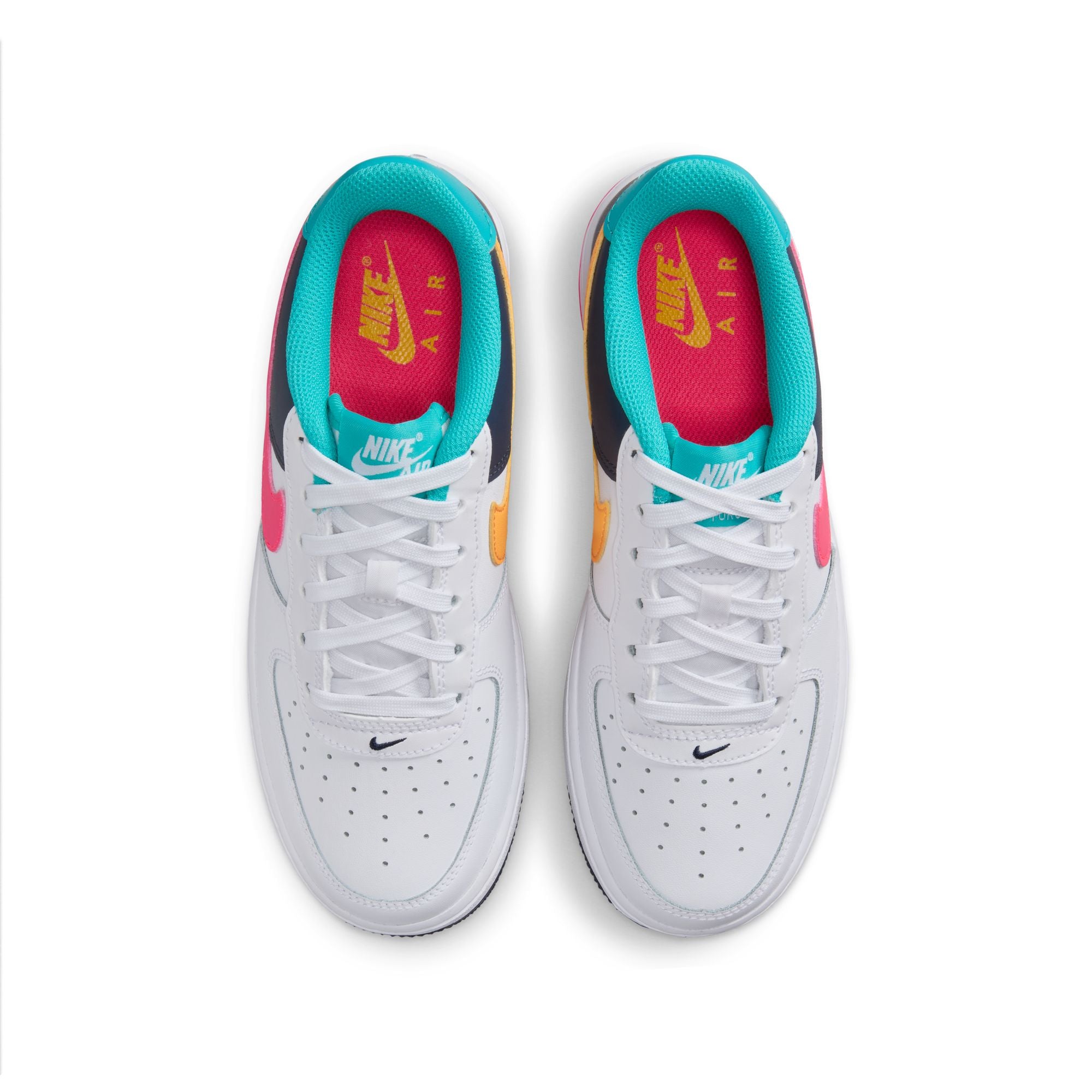 Air Force 1 Low White Thunder Blue Dusty Cactus Racer Pink GS