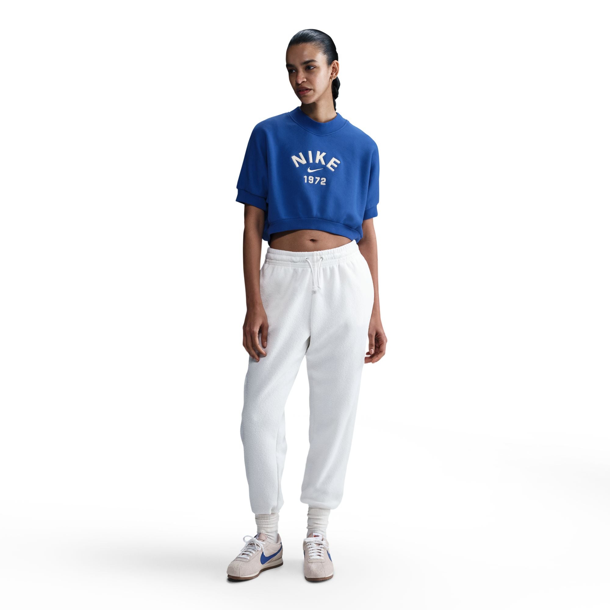 Nsw Crewneck Cropped French Terry Top