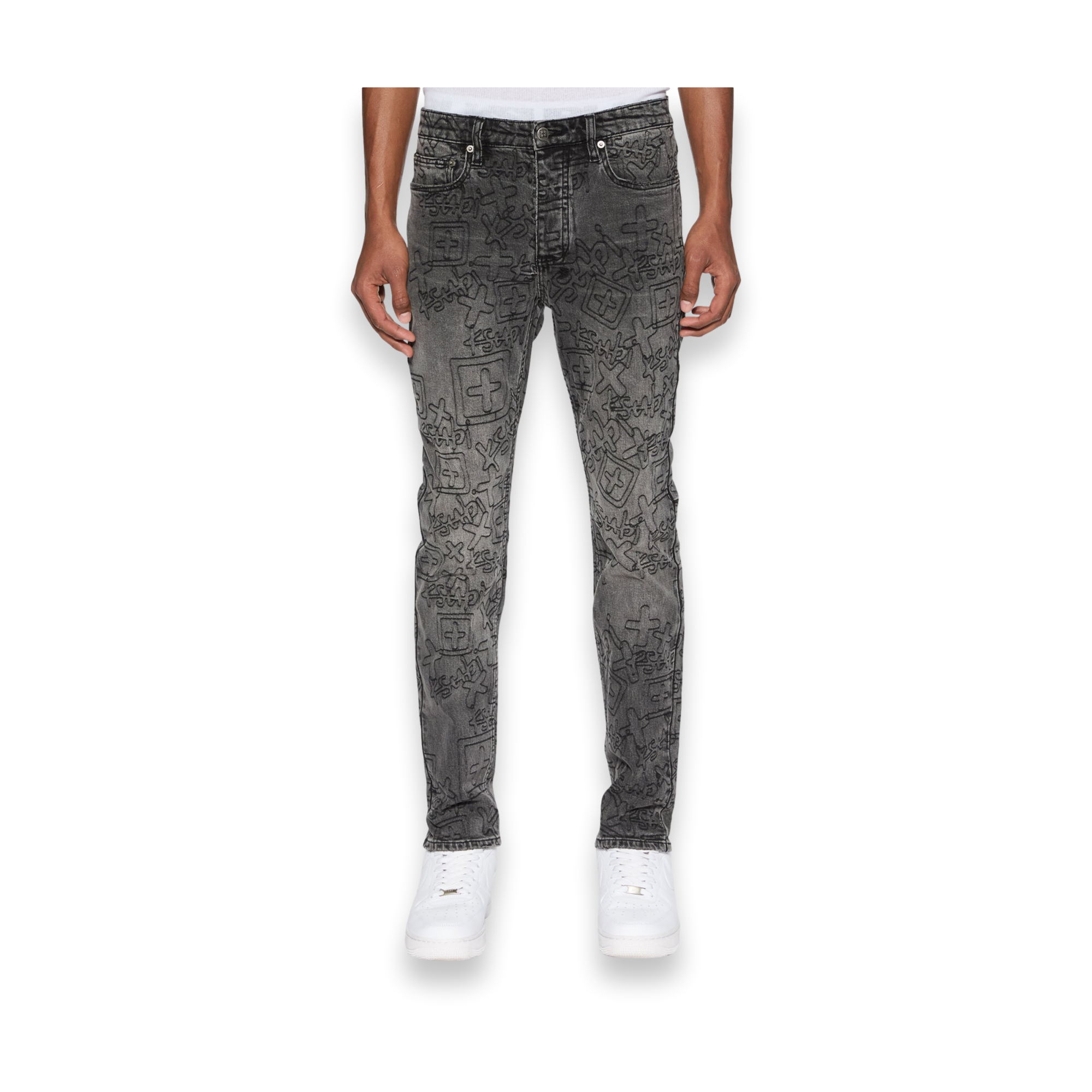 Chitch Stencil Stitch Jean