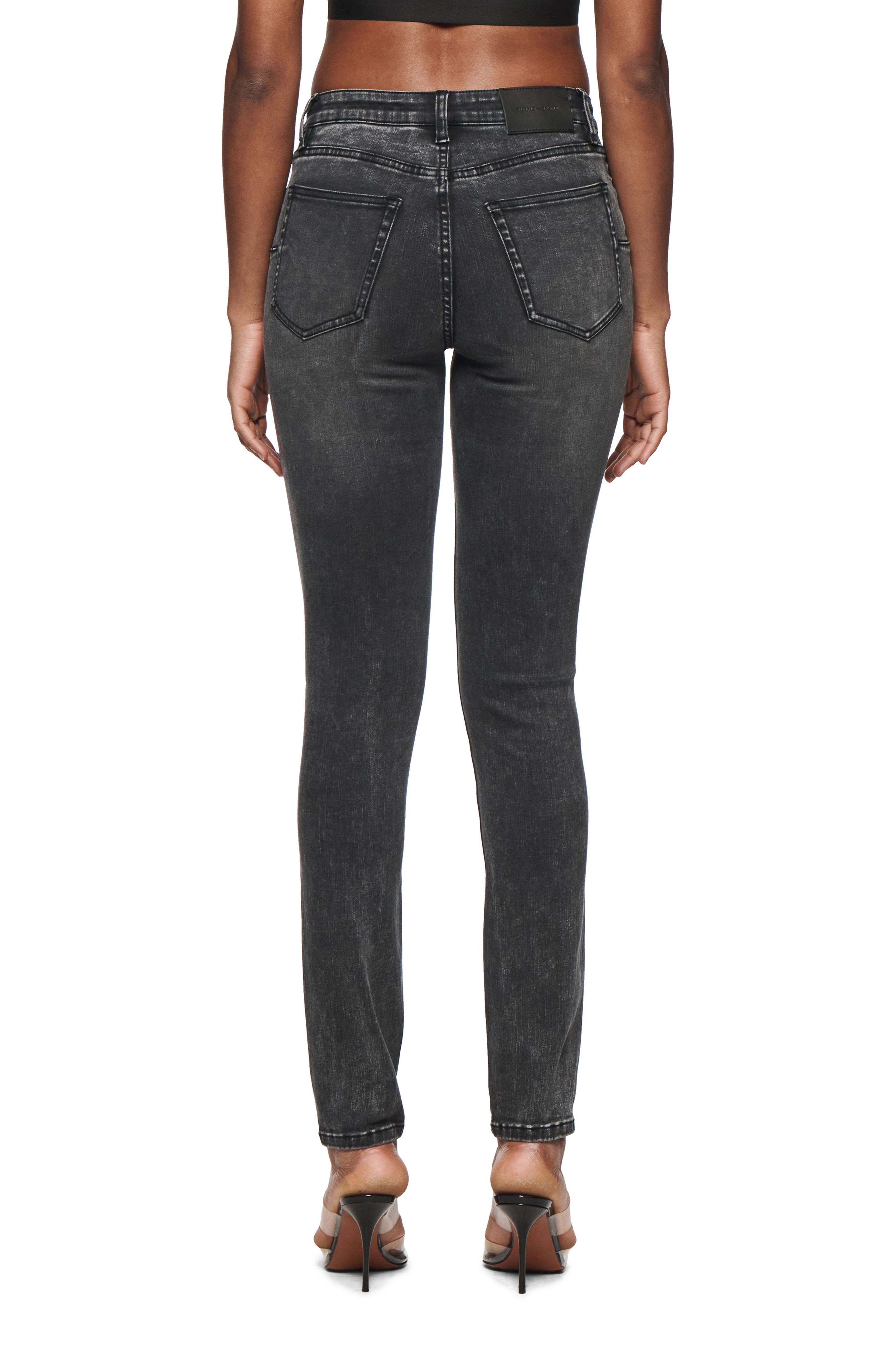 Skinny Mid Rise Jeans