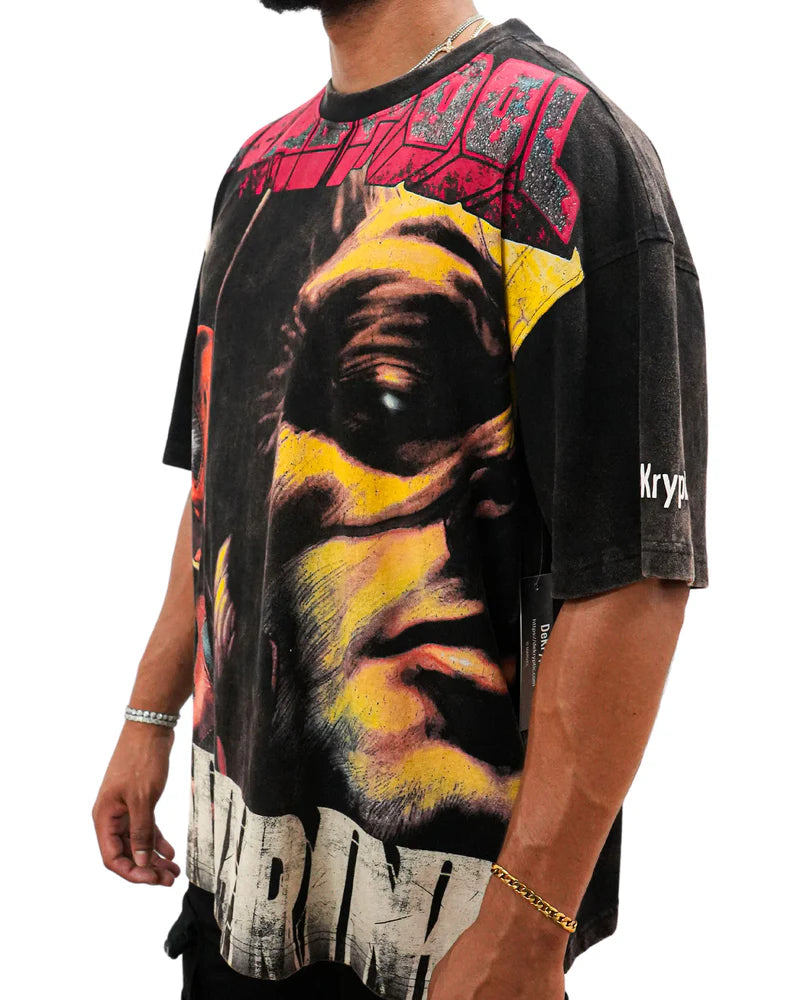 Deadpool x Wolverine - Regeneration Rivals Oversized Black T-Shirt