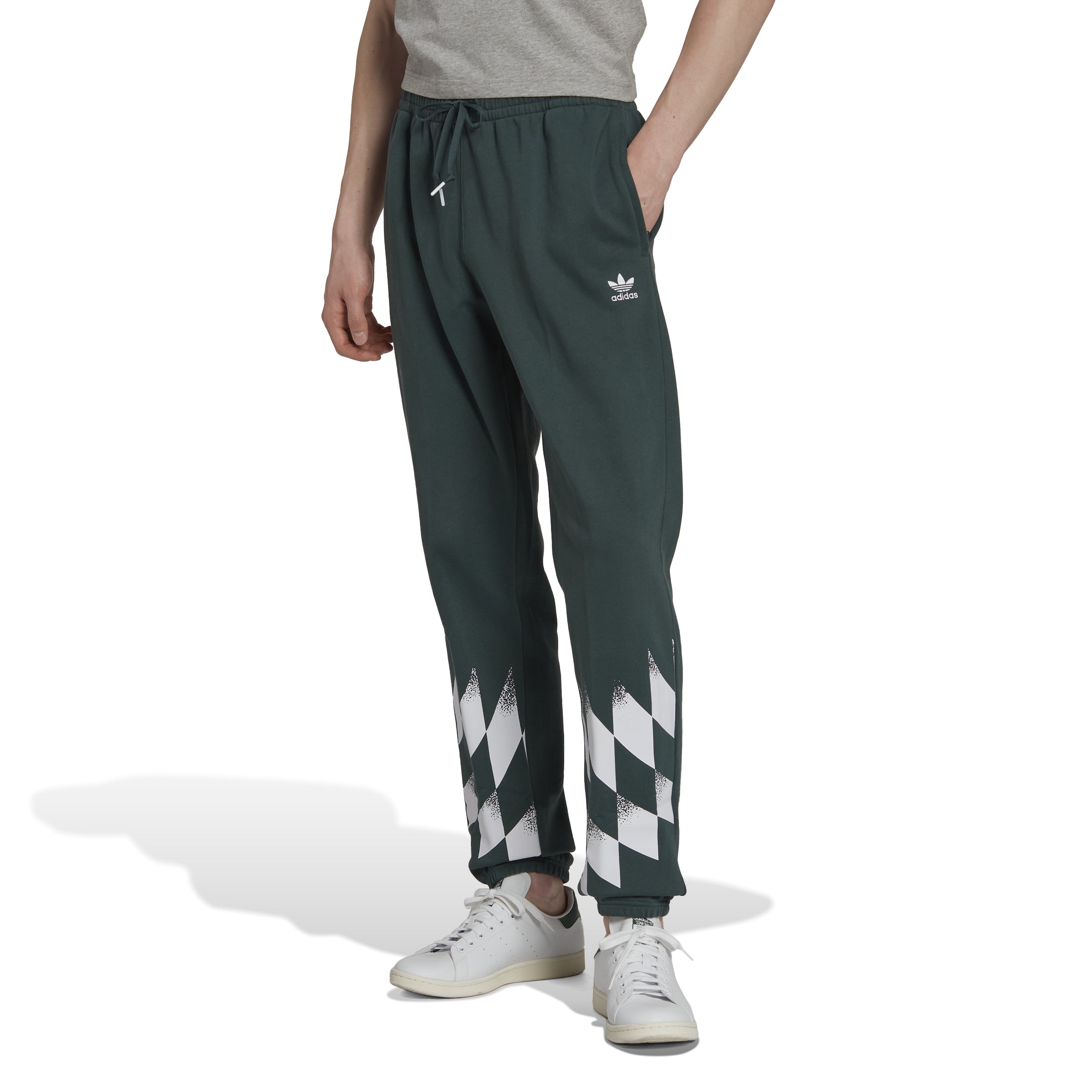 Rekive Placed Graphic Sweat Pants Green