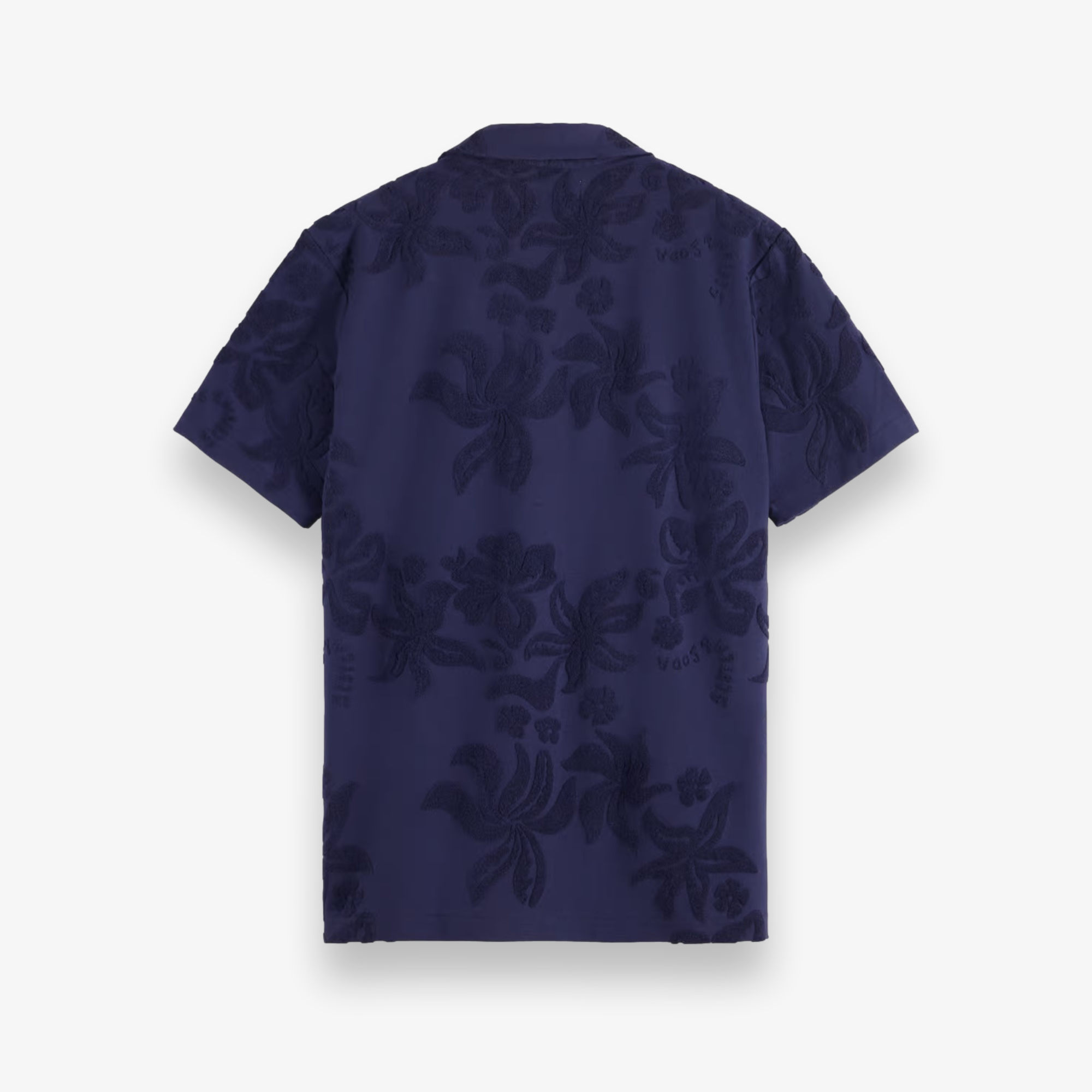 Terry Jacquard Short Sleeve Shirt