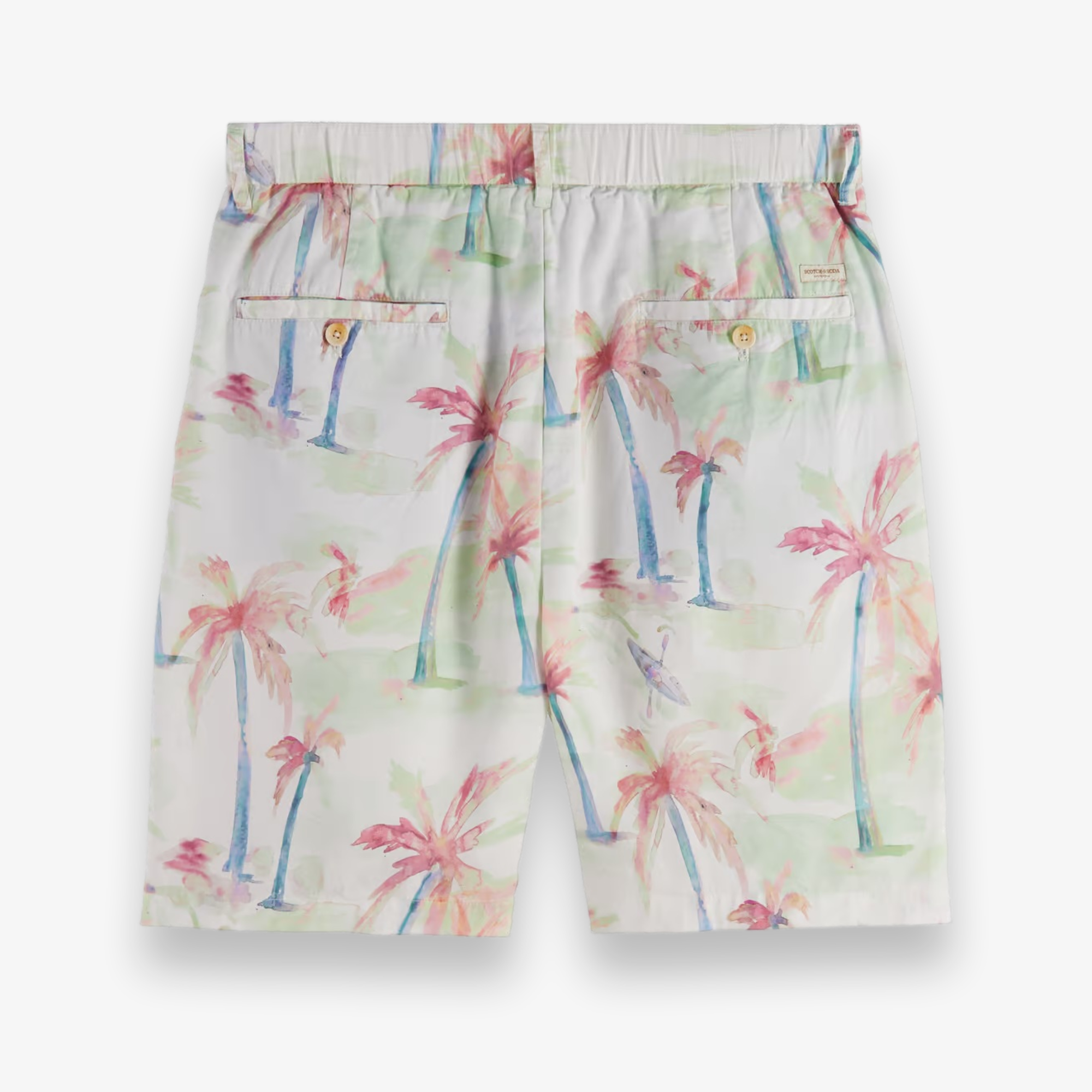 Twilt - Printed Pleated Bermuda Shorts