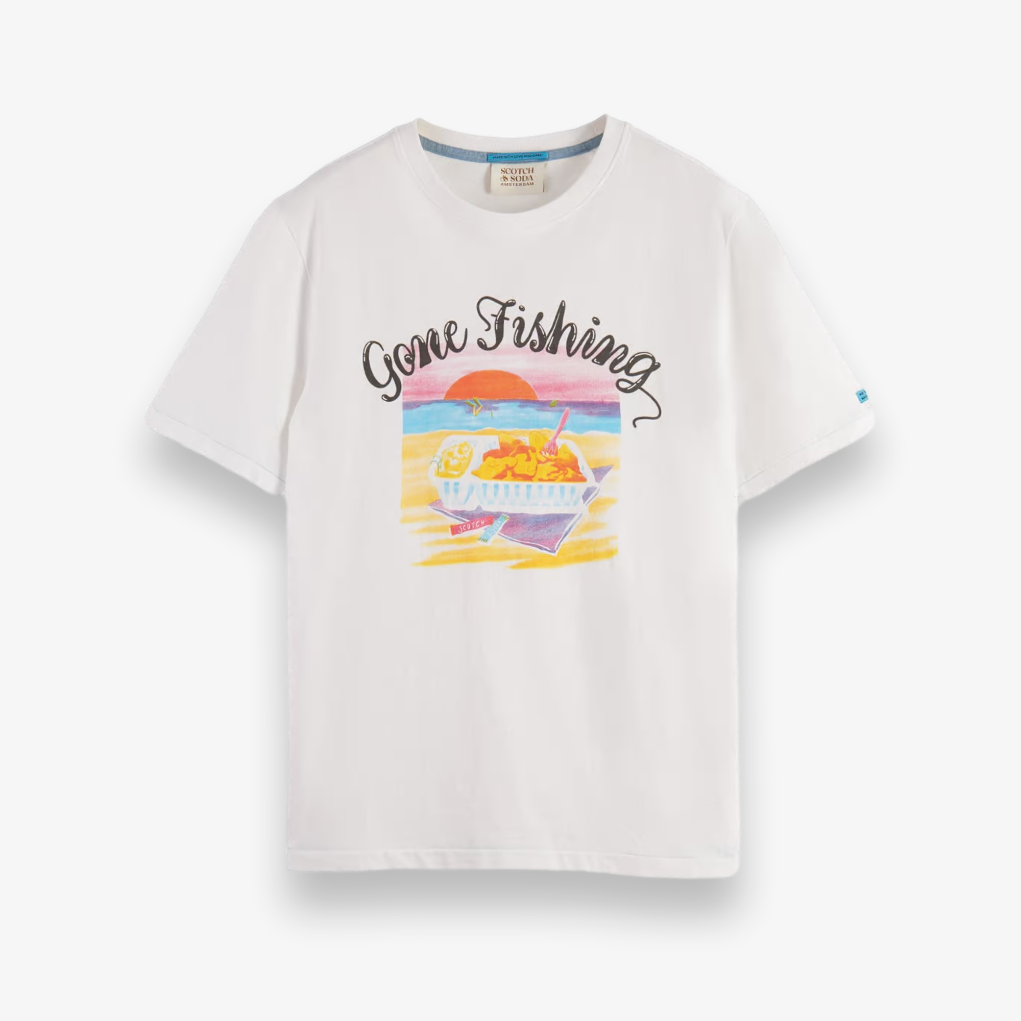 Gone Fishing Printed T-Shirt