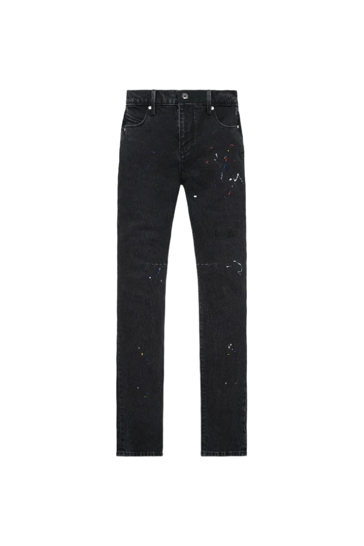 OLIVIER SKINNY JEAN | BLACK TRI PAINT