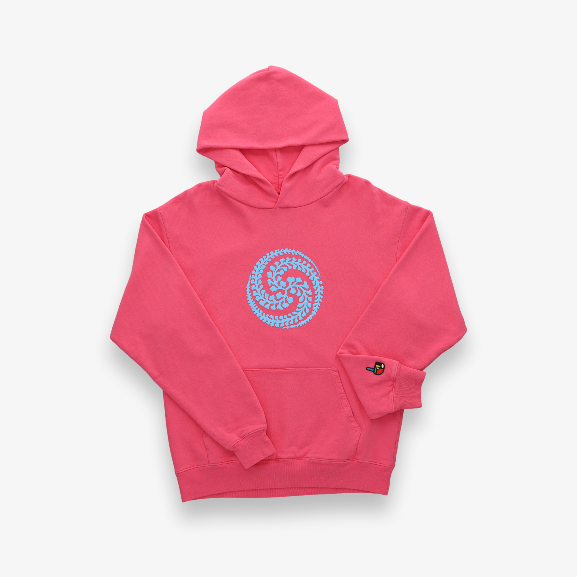 Ivy Yin Yang Swirl Logo Rosado Pullover Hoodie U.S.A