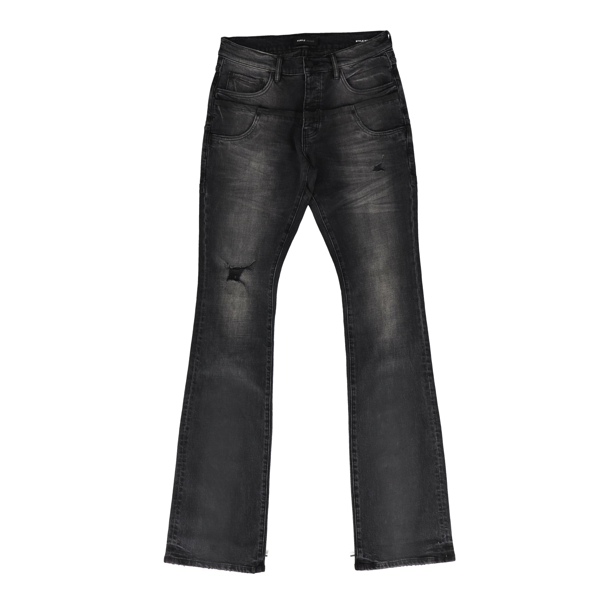 Onyx Coated Double Waist Jean