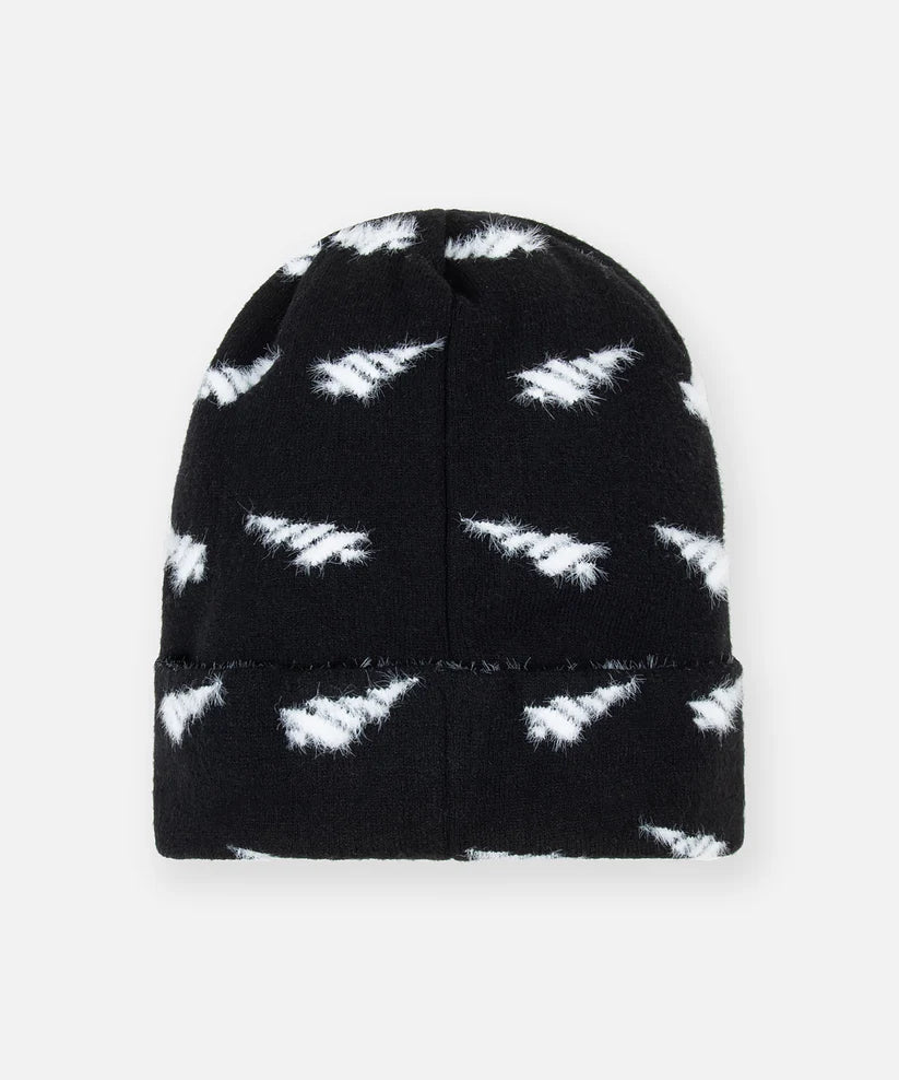 Fuzzy Distort Logo Beanie