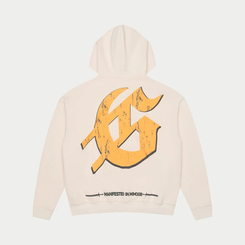 Chrome Liberty Zip Hoodie (Bone)