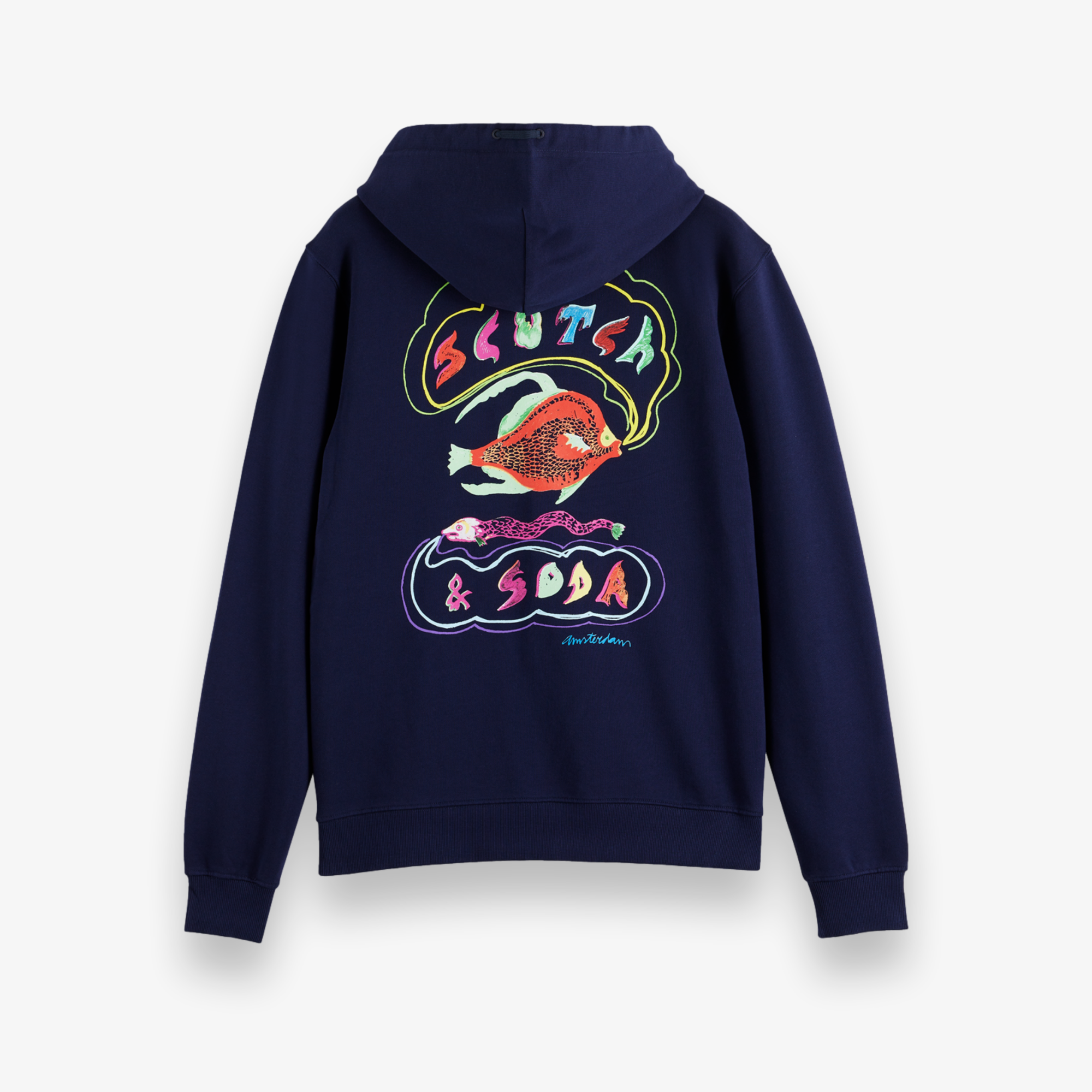 Front Back Artwork Pullover Hoodie