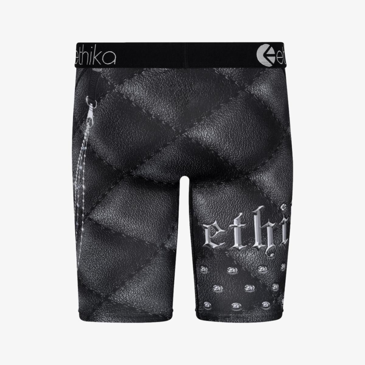 Chainbossed Staple Boxer Brief Black