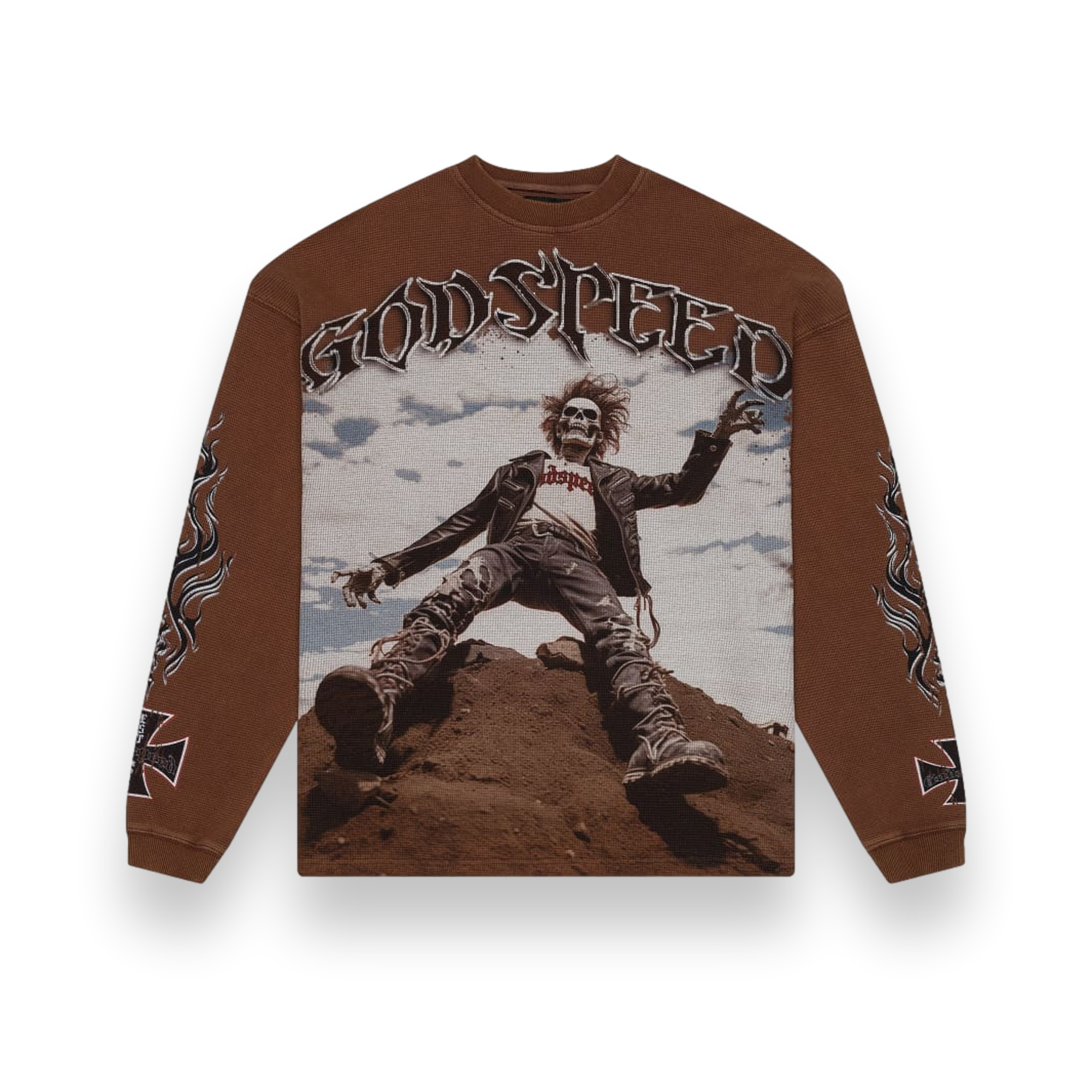 Rocker Ls Thermal Brown Wash