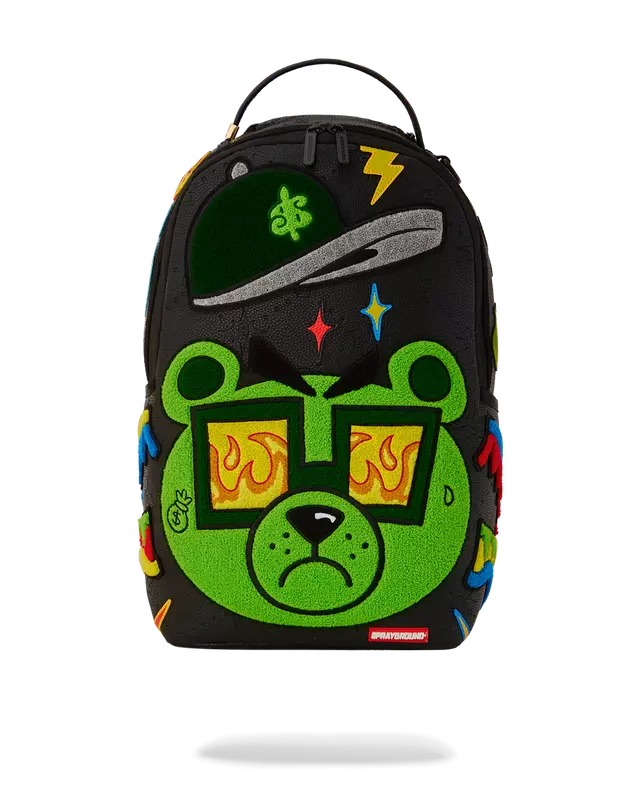 Colorful  Money Bear Cheneile Backpack