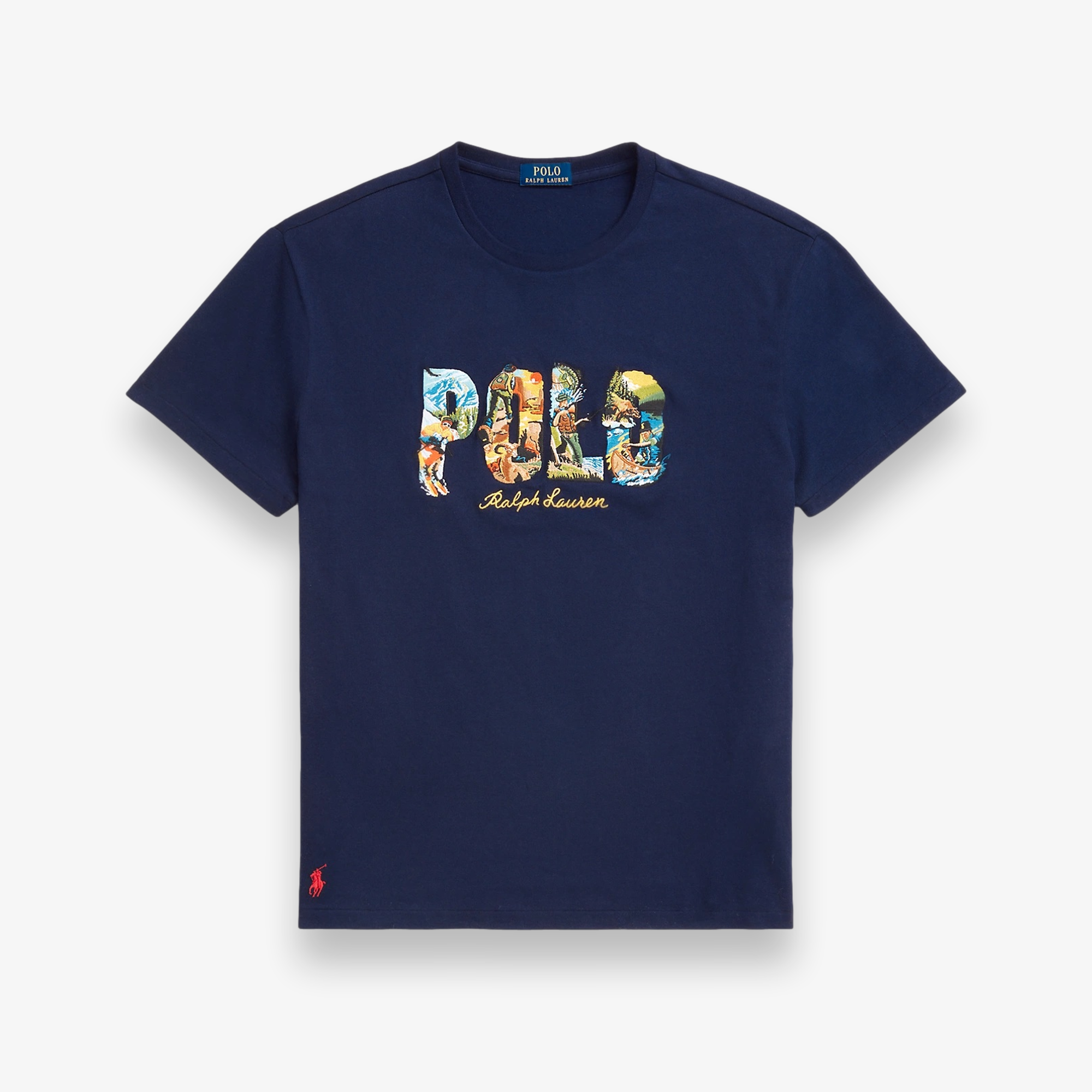 Knit Novelty Polo T-Shirt